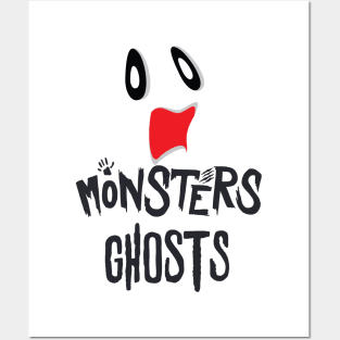 Monsters ghost Posters and Art